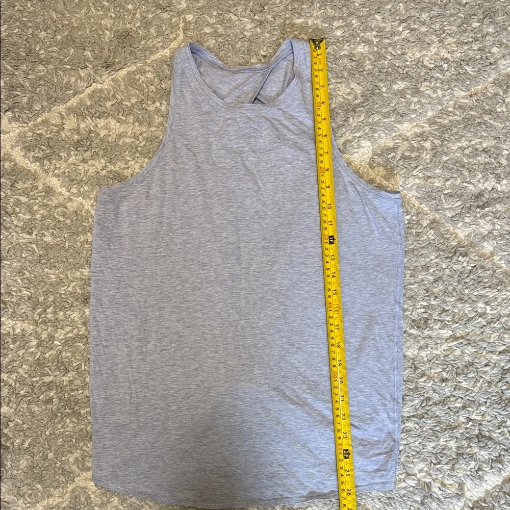 lululemon athletica Heather Purple tie back Tank Top